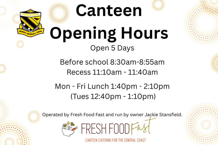 Canteen Operating Hours
